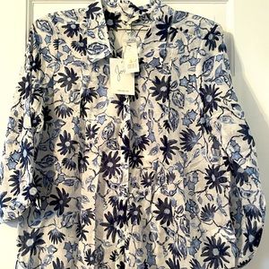 Joie floral blouse, lightweight and breezy.